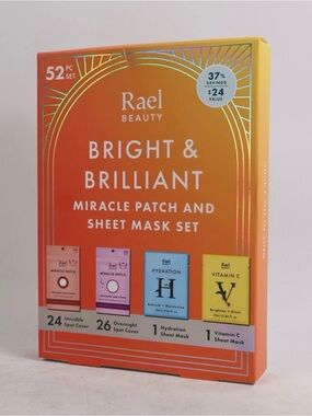 Rael Beauty Bright & Brilliant Miracle Patch & Mask Set
